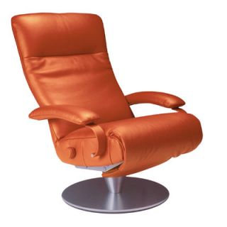 Lafer Nathalia Leather Ergonomic Recliner NATHALIA Color Orange