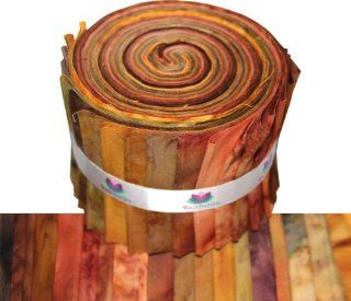 BaliBatiks Precut 2.5" Cotton Candy Strips #CC120 / Jelly Roll / Batik Fabric Strips