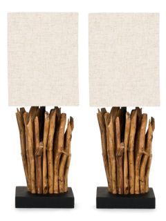 Mini Vertical Branch Table Lamps (Set of 2) by Safavieh