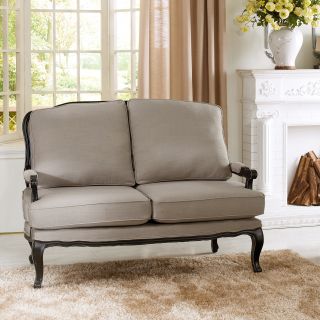 Baxton Studio Antoinette Classic Antiqued French Loveseat
