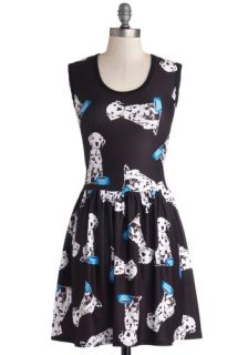 My Kinda Gallop Dress in Dalmatian  Mod Retro Vintage Dresses