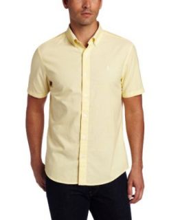Original Penguin Men's Oxford Heritage Fit Woven Shirt, Sunshine, Small at  Mens Clothing store