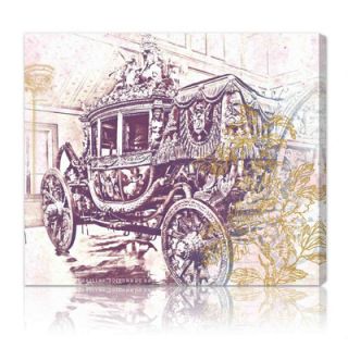 Oliver Gal Charles X Carriage Graphic Art on Canvas 10028 Size 20 x 17