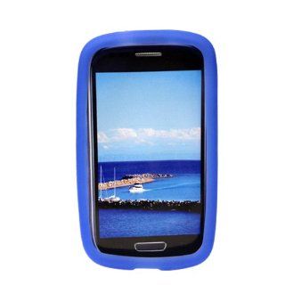 Eagle Cell SCSAMR830S02 Barely There Slim and Soft Skin Case for Samsung Galaxy Axiom/Admire 2 R830   Retail Packaging   Blue Cell Phones & Accessories
