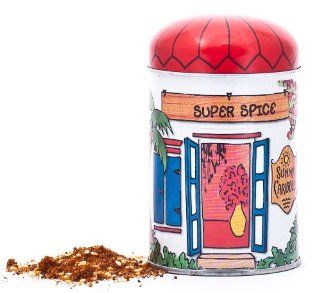 Super Spice / Island Seasoning in Refillable West Indian Tin House Shaker  Mixed Spices And Seasonings  Grocery & Gourmet Food