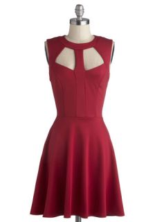 Foreshadowing Fabulous Dress in Burgundy  Mod Retro Vintage Dresses