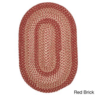 Colonial Mills Weston Indoor/ Outdoor Braided Rug (9 X 12) Red Size 9 x 12