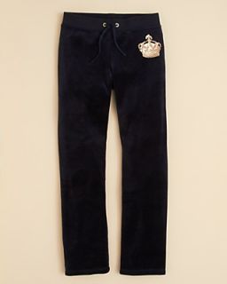 Juicy Couture Girls' Original Velour Pant   Sizes 6 14's