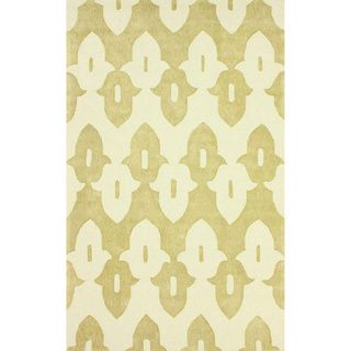 Nuloom Hand hooked Gold Wool Rug (36 X 56)