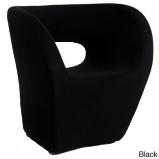 Faux Cashmere Stationary Modern Bucket seat Arm Chair