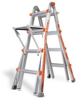 Little Giant 14013 104 Alta One Type 1 Model 17 with Work Platform   Telescoping Ladders  