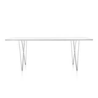 Magis Tavolo XZ3 Table MGT70./TYP Top Finish White, Leg Finish Chrome