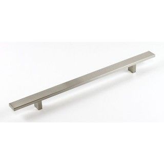 Contemporary 16 Rectangular Design Stainless Steel Finish Cabinet Bar Pull Handle (case Of 15)