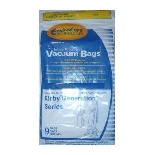 Kirby Generation 1, 2, 3, 4, 5, 6 and Ultimate G Allergen Filtration Bags PKG of 9   Household Vacuum Bags Upright