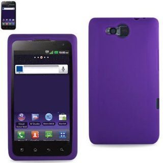 Reiko SLC10 LGVS840PP Slim and Soft Protective Cover for LG Connect 4G/Lucid VS840   1 Pack   Retail Packaging   Purple Cell Phones & Accessories