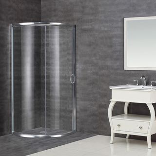 Aston 36 X 36 inch Clear Glass Neo round Clear Glass Shower Enclosure