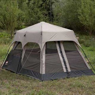 Coleman 14x8 Foot 8 Person Instant Tent with Rainfly and Tent Kit Bundle  Family Tents  Sports & Outdoors