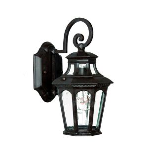 Newcastle Collection Wall Mount 1 light Outdoor Marbleized Mahogany Light Fixture