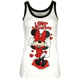 Minnie Mouse Womens Polka Dot Pyjama Set   Black & Cream      Clothing