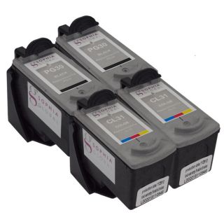 Sophia Global Remanufactured Ink Cartridge Replacement For Canon Pg 30 And Cl 31 With Ink Level Display (pack Of 4)