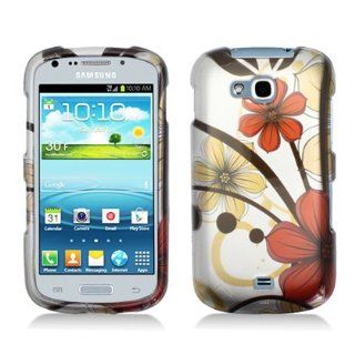 Aimo Wireless SAMR830PCIMT067 Hard Snap On Image Case for Samsung Galaxy Axiom R830   Retail Packaging   Red Cherry Blossom Cell Phones & Accessories