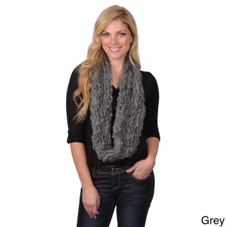Journee Collection Womens Solid Color Knit Figure 8 Scarf