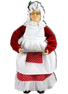 Holiday Lane 18" Mrs. Claus with Baked Cookies Holiday Figurine  