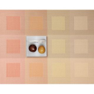 Chilewich Engineered Squares Placemat 0071 Color Pale Orange