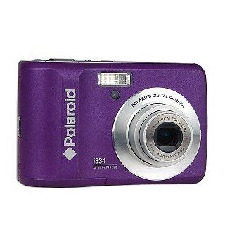 Polaroid i834 8MP 3x Optical/4x Digital Zoom Camera (Purple)  Camera & Photo