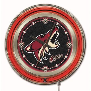 Holland Us Nhl Neon Logo Clocks