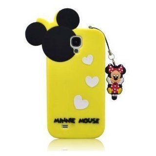 I Need(TM) Lovely 3D Cartoon Hide and Seek Minnie Mouse Soft Silicone Case Cover Compatible Samsung Galaxy S4 I9500(Yellow) yellow Cell Phones & Accessories