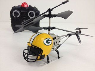 NFL Green Bay Packers Remote Control Helmet Helicopter  Sports Fan Toy Vehicles  Sports & Outdoors