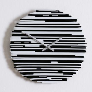 Diamantini & Domeniconi Arlecchino Wall Clock 65/A/65/B Color Black / White