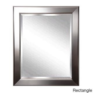 American Made Rayne Silver Sleek Beveled Wall Mirror