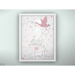 LittleLion Studio Summer Rain Print PRNT SP MD 103 W CC Color Pink