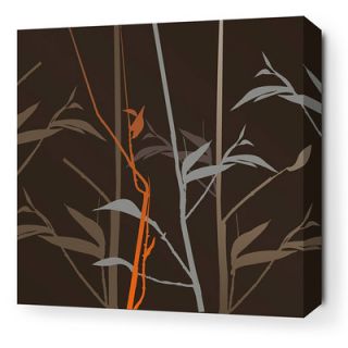 Inhabit Morning Glory Tall Grass Stretched Graphic Art on Canvas in Charcoal 