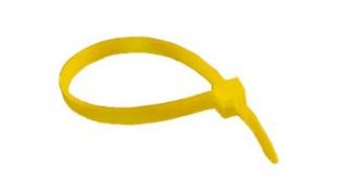 8" Yellow Heavy Duty Cable Ties (Package of 100)