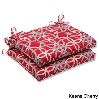 Pillow Perfect Keene Squared Corners Outdoor Seat Cushions (set Of 2)