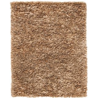 Lea Mocha Brown Paper Shag Area Rug (4 X 6)