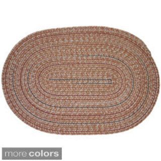 Duval Wool Blend Braided Area Rug (8 X 11 Oval)