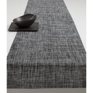 Chilewich Boucle Table Runner 0311 BOUC Color Black + White