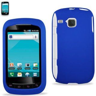 Pubberized Protector Cover For Samsung Double TIME I857 BLue (RPC10 SAMI857nv) Cell Phones & Accessories