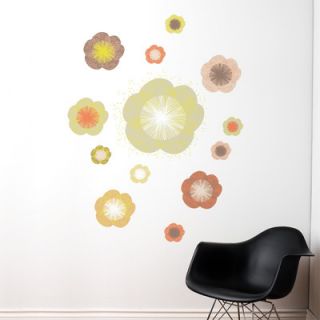 ADZif Spot Solstice Flowers Wall Decal S3339A Color Pink Tea
