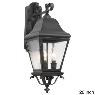 Belmont 3 light Charcoal Outdoor Wall Sconce