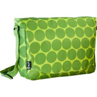 Wildkin Laptop Messenger Bag Big Dots Green