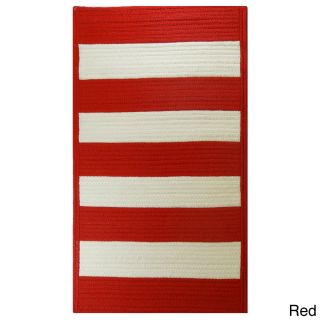 Textures Llc Fowler Braided Area Rug (8 X 10) Red Size 8 x 10