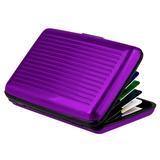 Basacc Purple Aluminum Business Card Case