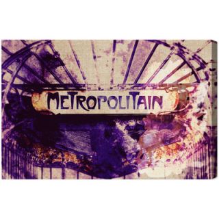 Oliver Gal Metropolitain Graphic Art on Canvas 10355_24x16/10355_36x24 Size 