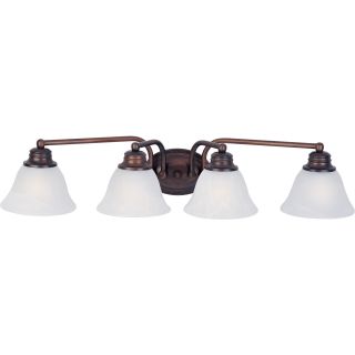 Malaga Oil rubbed Bronze 4 light Bath Vanity Sconce