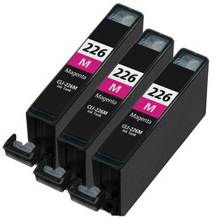 Canon Cli226 Magenta Compatible Inkjet Cartridge (remanufactured) (pack Of 3)